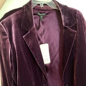 NWT Eileen Fisher Velvet Blazer